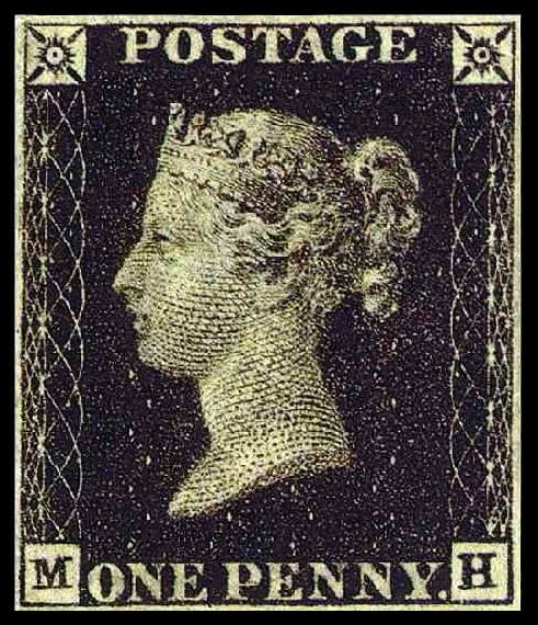An image of a Penny Post stamp.