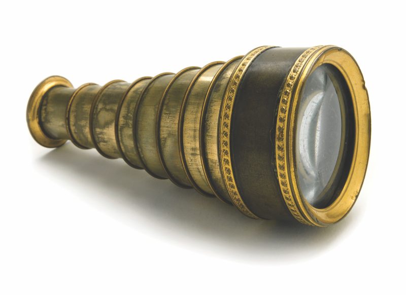 A spyglass telescope.
