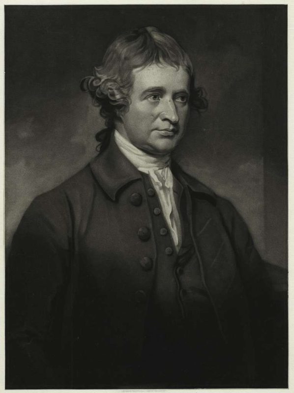 A portrait of Edmund Burke
